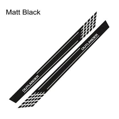 Door Side Skirt Stripe Decal for Mitsubishi Outlander | 2-Piece Vinyl Sticker Kit