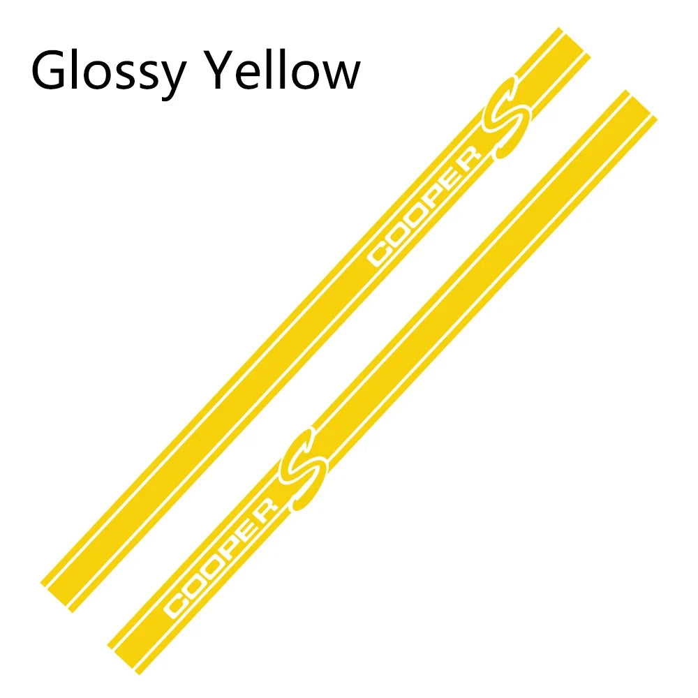 Side Stripe Decals for Mini Cooper (R50, R52, R53, R56, R57, R58, R59, R61) | 2-Piece Vinyl Kit