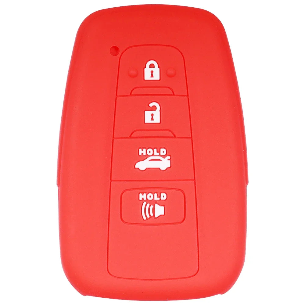 Silicone Key Fob Cover for Toyota Rav4 Corolla Camry Highlander Prius