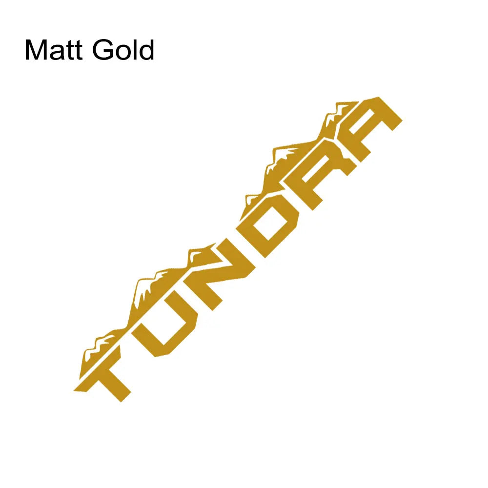 Mountain Tailgate & Rear Tail Decal for Toyota Tundra | Glossy Vinyl Truck Graphic
