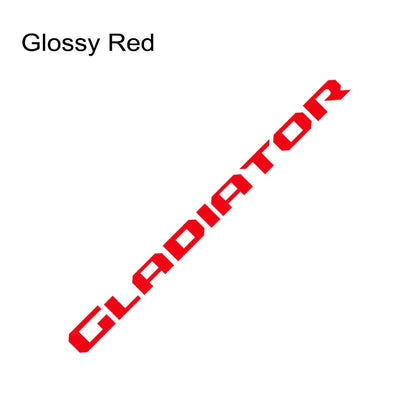 Jeep Gladiator Tailgate Vinyl Letter Decal – Rear Tail Graphic Sticker | 39" Wide | 12 Finishes