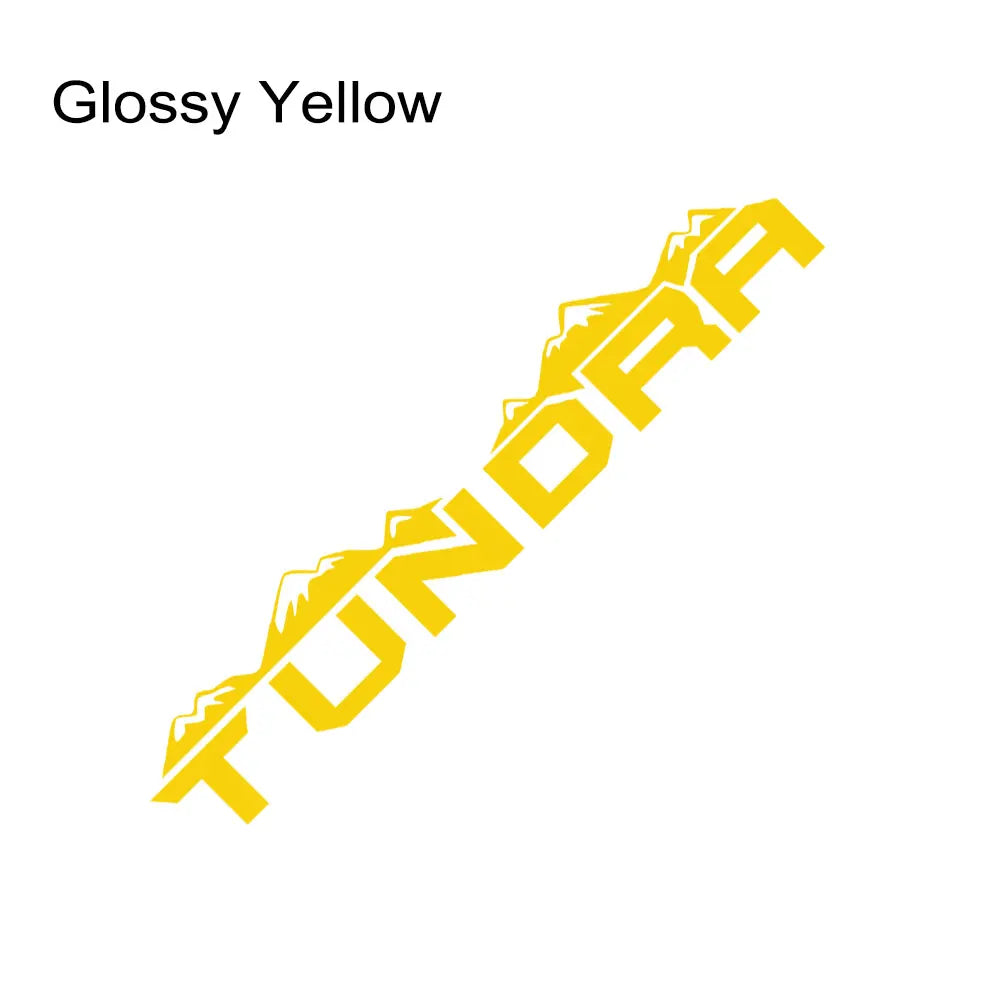 Mountain Tailgate & Rear Tail Decal for Toyota Tundra | Glossy Vinyl Truck Graphic