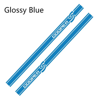 Side Stripe Decals for Mini Cooper (R50, R52, R53, R56, R57, R58, R59, R61) | 2-Piece Vinyl Kit