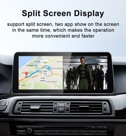 12.3inch BMW 5 2010-2017 F10 F11 Series Android13 Car Multimedia Wireless Carplay