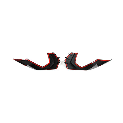 Audi S3 8Y / A3 S-Line Sedan Carbon Fiber Front Bumper Canards 2021 - 2023