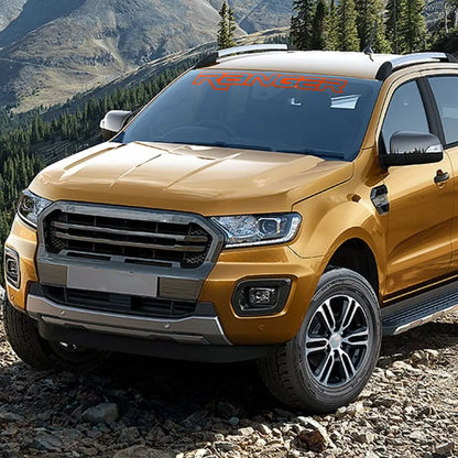 Front Windshield Logo Graphic Decal for Ford Ranger | Custom Vinyl Film Truck Cover
