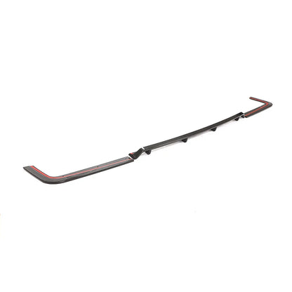 VW Transporter T6 Carbon Fiber Rear Bumper Lip Extension – Gloss Black (2015–2020)