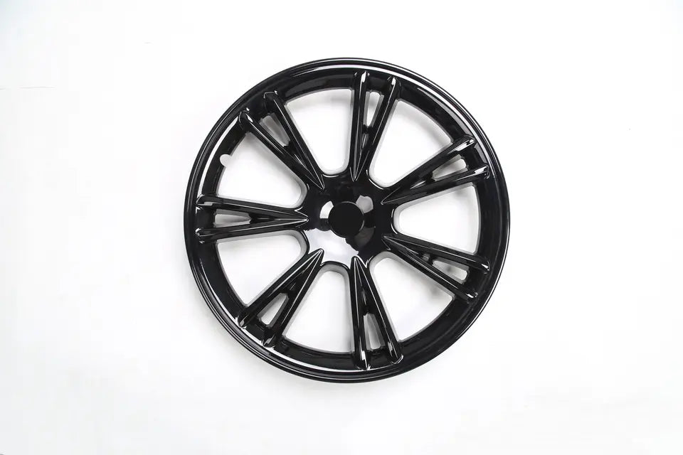 iCBL’s Tesla Model Y Wheel Covers Front & Rear Gemini Sport Style Matte and Gloss Black 2017-2024 (4PCS)