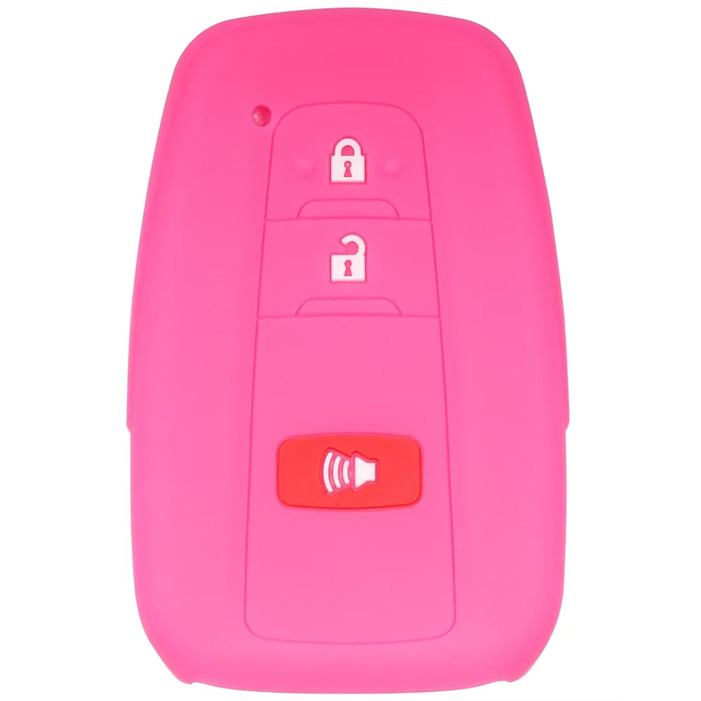 Silicone Key Fob Cover for Toyota Rav4 Corolla Camry Highlander Prius