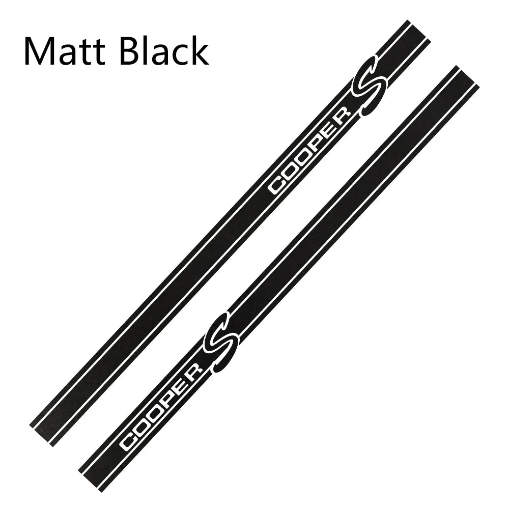 Side Stripe Decals for Mini Cooper (R50, R52, R53, R56, R57, R58, R59, R61) | 2-Piece Vinyl Kit