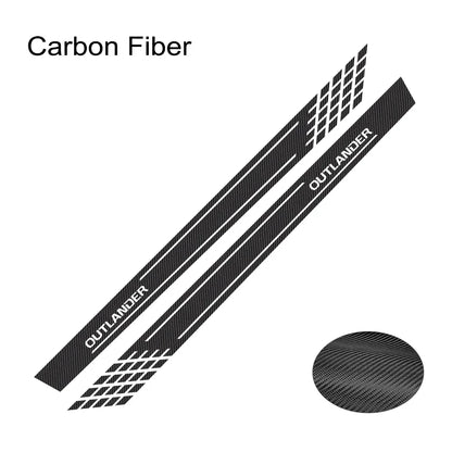 Door Side Skirt Stripe Decal for Mitsubishi Outlander | 2-Piece Vinyl Sticker Kit