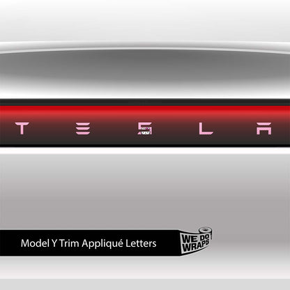 Sweet Kitty Tesla Emblem Decals (Front + Back) | Model Y