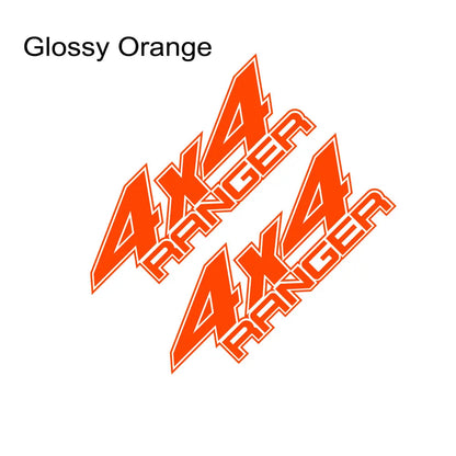 4x4 Rear Bed Side Decal for Ford Ranger Raptor | Pickup Truck Vinyl Graphic