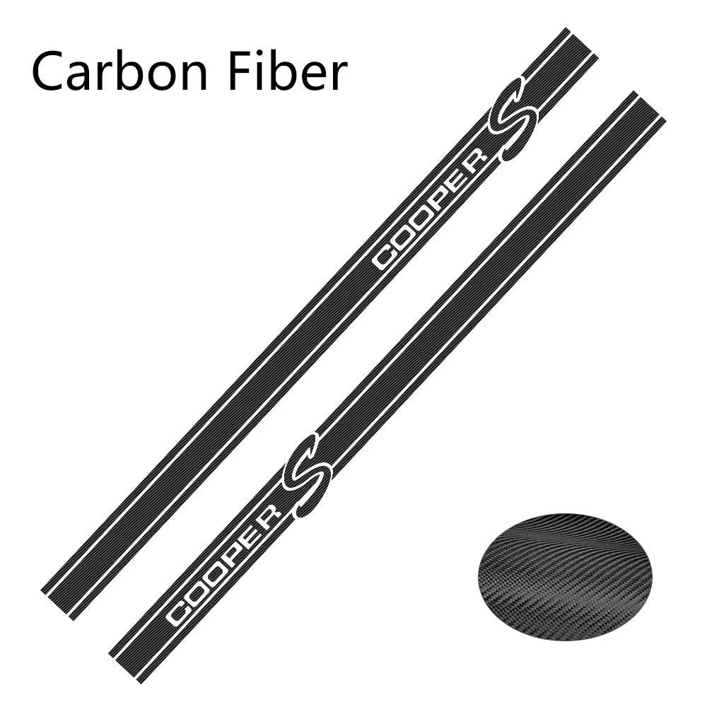 Side Stripe Decals for Mini Cooper (R50, R52, R53, R56, R57, R58, R59, R61) | 2-Piece Vinyl Kit
