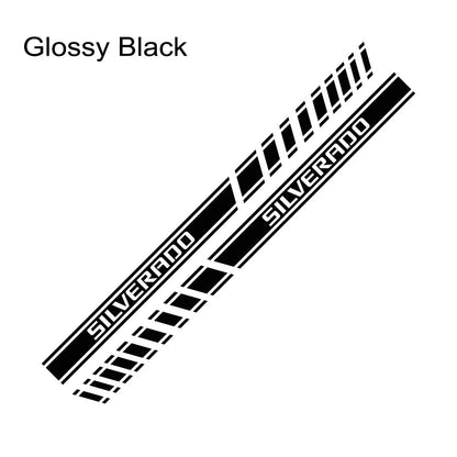 Door Side Stripe Decal for Chevrolet Silverado 1500 LT / LTZ / WT / Trail Boss / RST | Vinyl Truck Sticker
