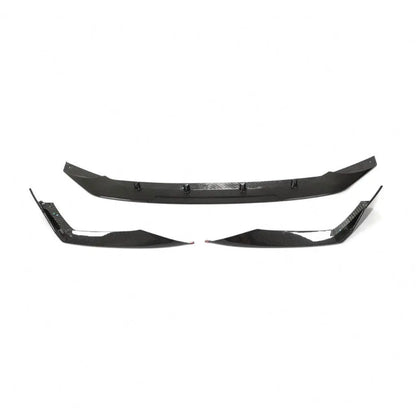 Audi RS6 C8 Avant Wagon Pre-Preg Dry Carbon Fiber Front Bumper Lip Spoiler 2019 - 2021