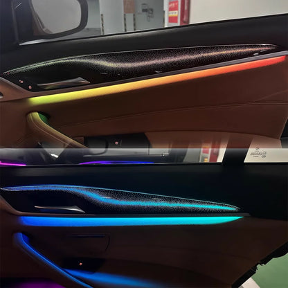 BMW 5 Series G30 / G31 / G32 / G38 Interior 64-Color Rainbow LED Ambient Light Kit 2017 - 2023