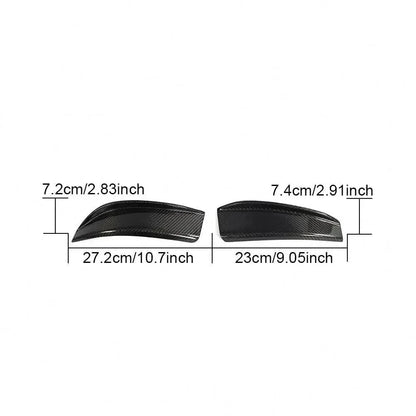 Carbon Fiber Front Bumper Canards Fins & Splitter Aprons for BMW G80 M3 G82 G83 M4 2021-2023
