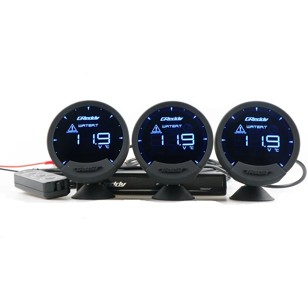 Greddi Sirius 7 Color LCD Head Up Display Gauge | Universal 10-Function Digital Gauge