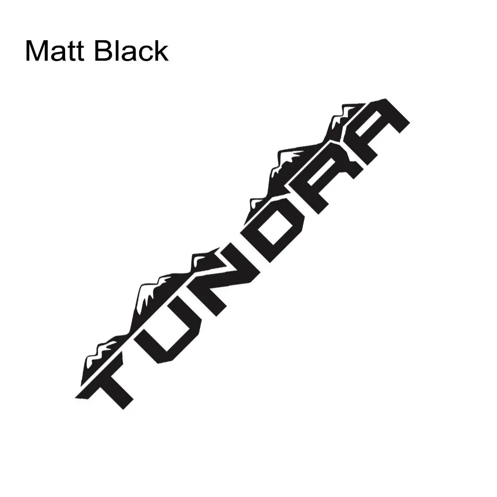 Mountain Tailgate & Rear Tail Decal for Toyota Tundra | Glossy Vinyl Truck Graphic