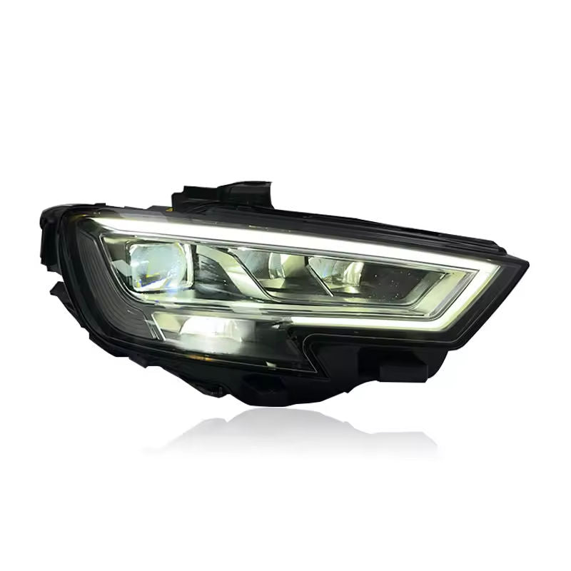 LED Headlights for Audi A3 / S3 / RS3 2017–2020 Plug-and-Play Projector Assembly (EU model)