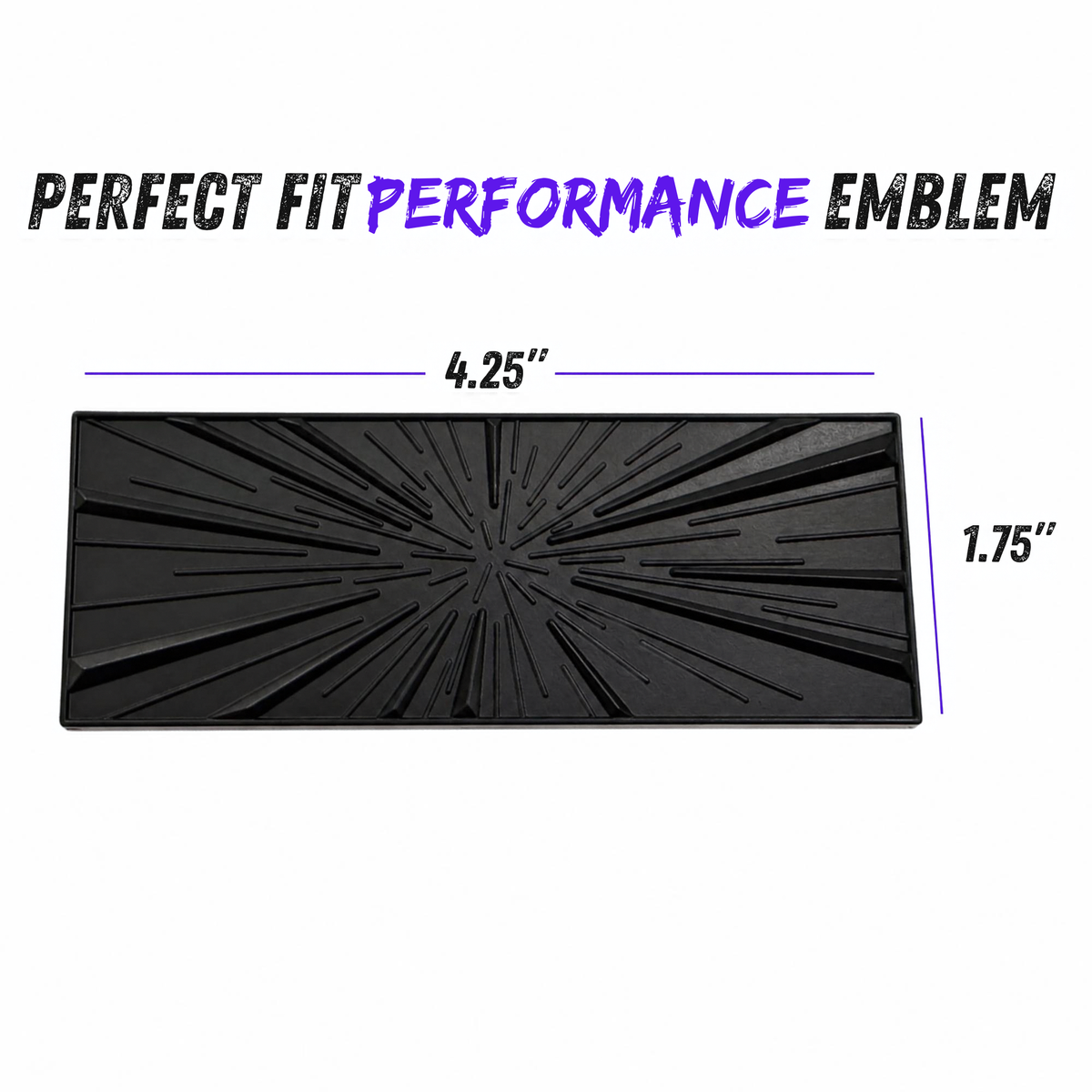 Performance Emblem - Matte Black | Tesla Model 3 Highland & Model Y Juniper