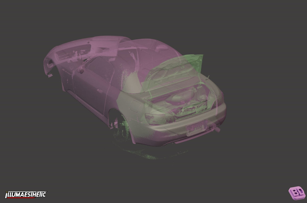 Honda S2000 (AP1) 3D Scan (1999-2003)