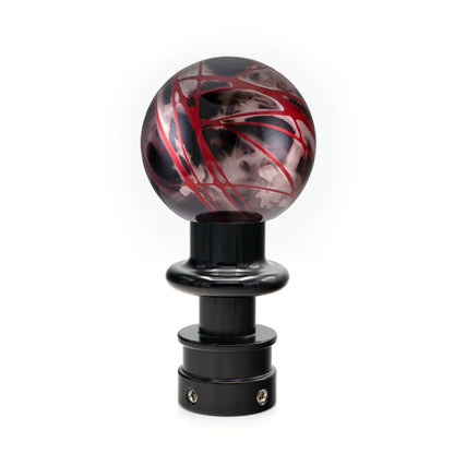 Billetworkz Automatic Shifter - Black Smoke w/Red Splash - Honda Civic (2012–2026)