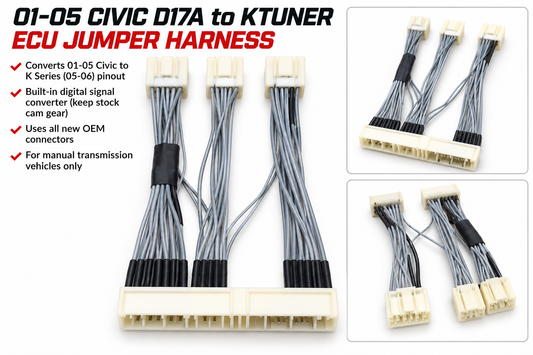 D17A to KTuner ECU Jumper Harness for 2001-2005 Honda Civic