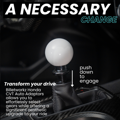 Billetworkz Automatic CVT Shift Knob Adapter - Honda Civic (2012–2026)