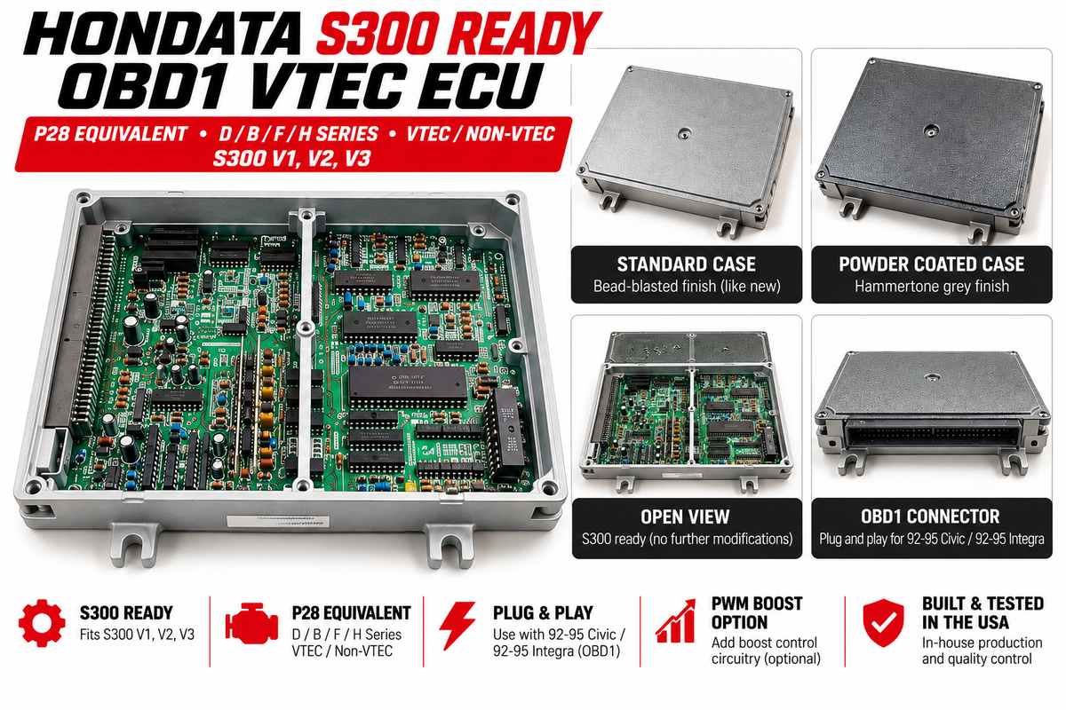 HONDATA S300 Ready OBD1 P28 Equivalent VTEC ECU for Honda / Acura