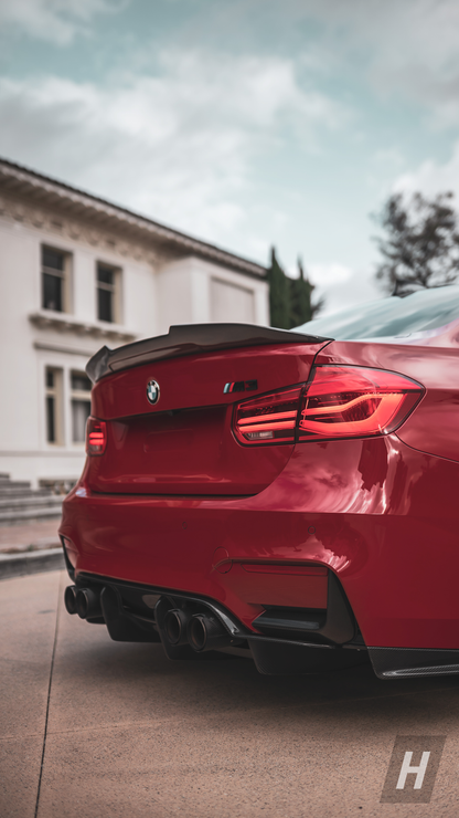 PSM Style (V2) Carbon Fiber Trunk Lip Spoiler - F80 M3 | F30 3-Series