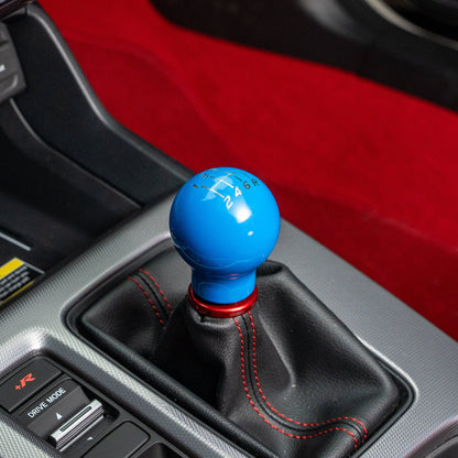 Billetworkz Weighted Shift Knob - 6-Speed Velocity Engraving for Honda