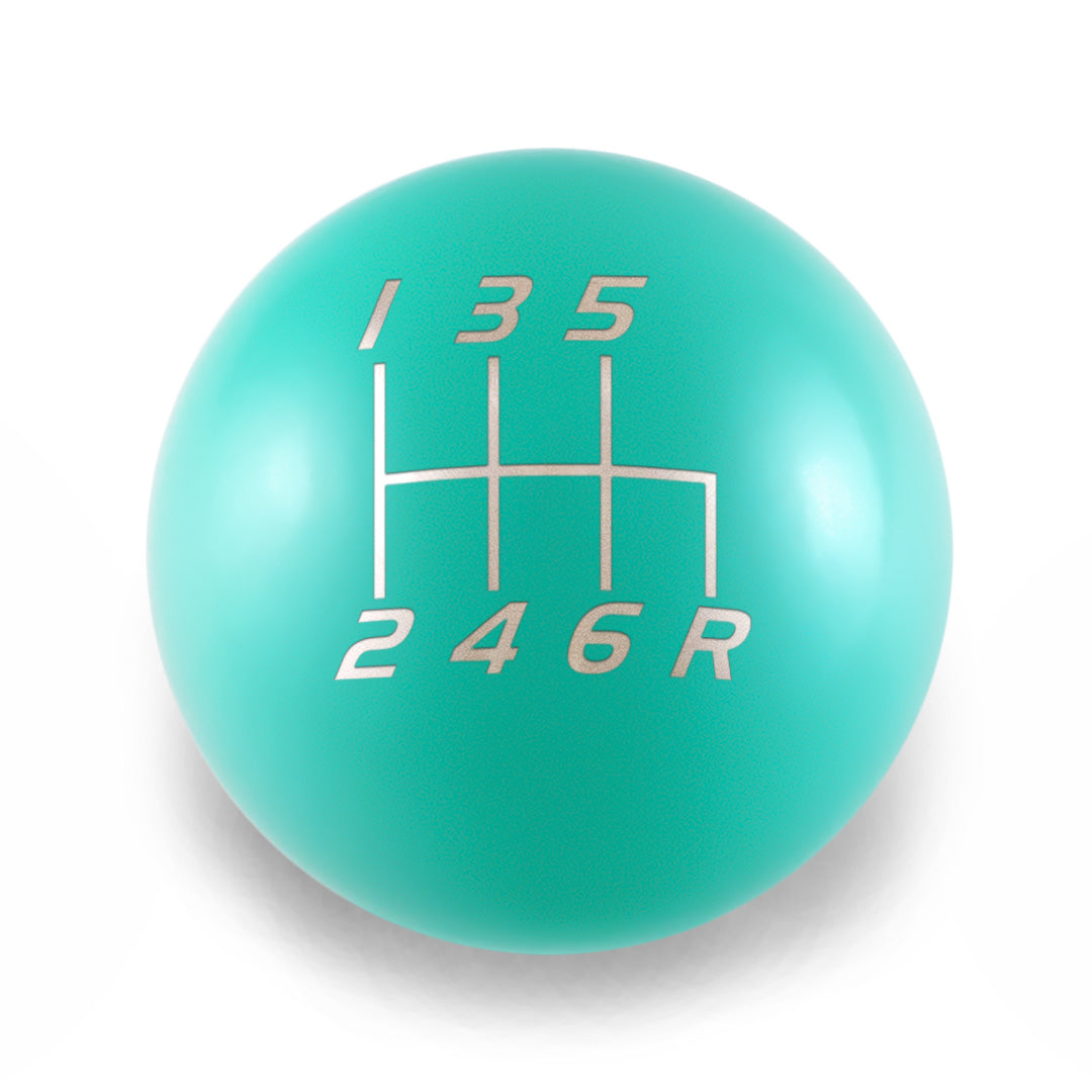 Billetworkz Weighted Shift Knob - 6-Speed Velocity Engraving for Honda