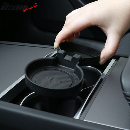 2024 Tesla Model 3 Highland Center Console Cup Cushion Holder Pad TPE