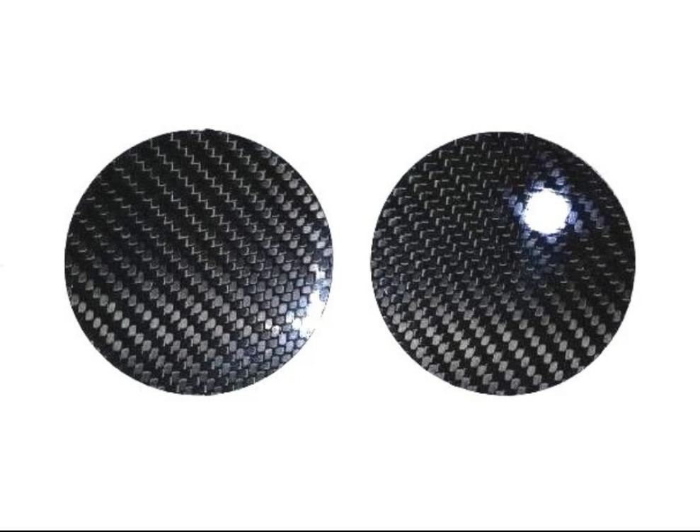 2 CARBON FIBER AC DELETE PANELS for 94-97 Mazda Miata Tombstone  Radio Bezel
