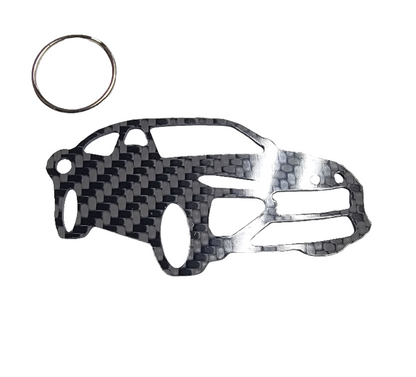 Carbon Fiber keychain for Lamborghini Urus (2018-Present) SUV Inspired Keychain Lanyard 3d  front view Glossy Twill gift (Copy)