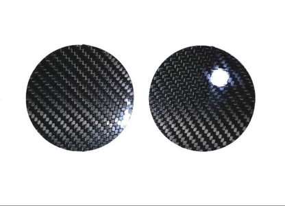 2 CARBON FIBER AC DELETE PANELS for 94-97 Mazda Miata Tombstone  Radio Bezel