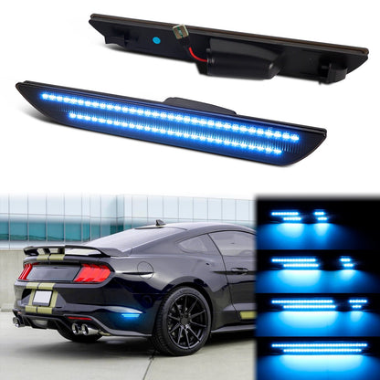 MUSTANG 15-23 REAR DYNAMIC SMOKED LED SIDE MARKERS