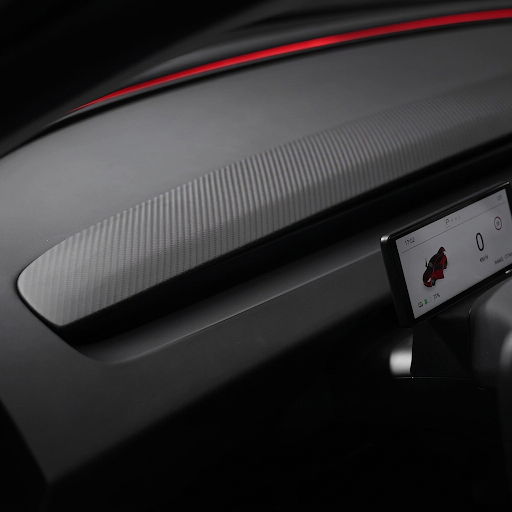 TESLA MODEL 3 HIGHLAND & Y JUNIPER REAL CARBON FIBER MATTE OR GLOSS DASHBOARD TRIM REPLACEMENT COVER