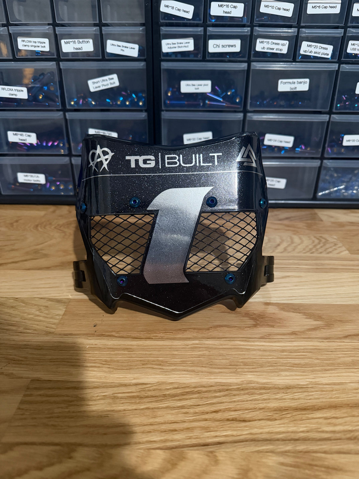 Pre-Made Titanium Vented plate (Real Plastic Plate)