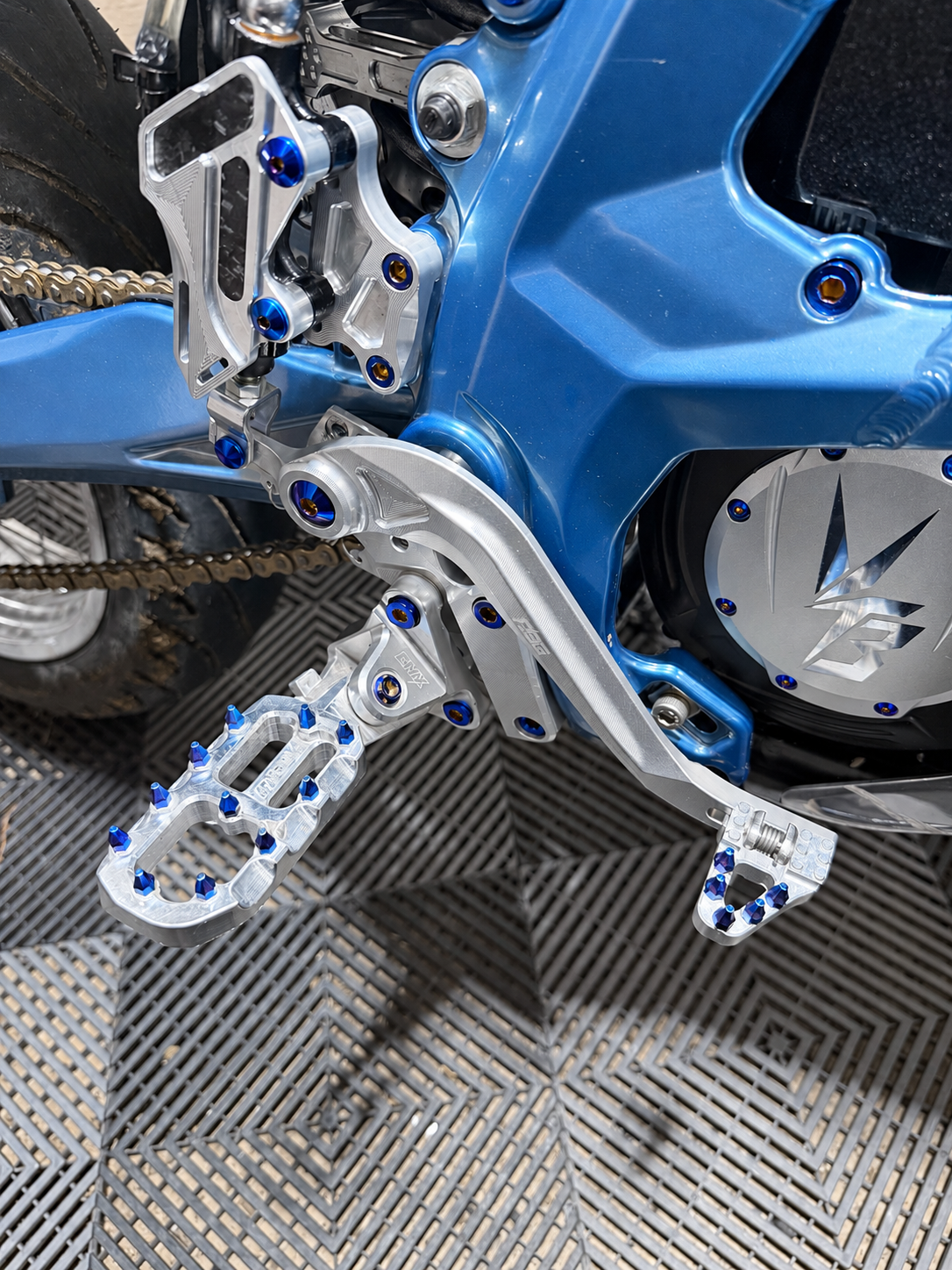 E-bike Garage FootBrake Titanium Kit