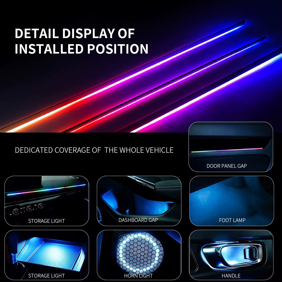 Shoreline Offroad Pro Series  Interior Ambient lighting kit