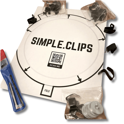 Simple Clips | Hubcap Clip Kit