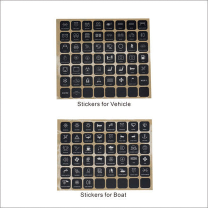 UV100 Universal 8 Gang Programmable Switch Panel for Truck / UTV / Side by Side / Boat
