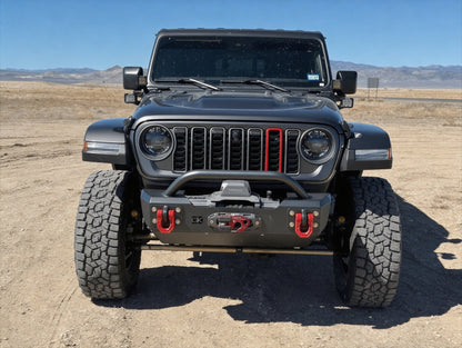 Gauntlet Front Bumper w/Bull Bar Tube for Jeep JL/JT  (2018+)