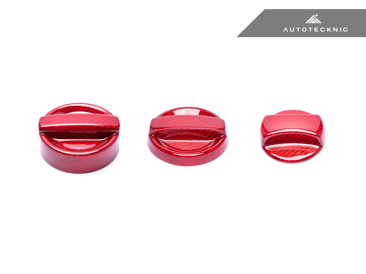 AutoTecknic Dry Carbon Competition Oil Cap Cover - BMW E83 X3