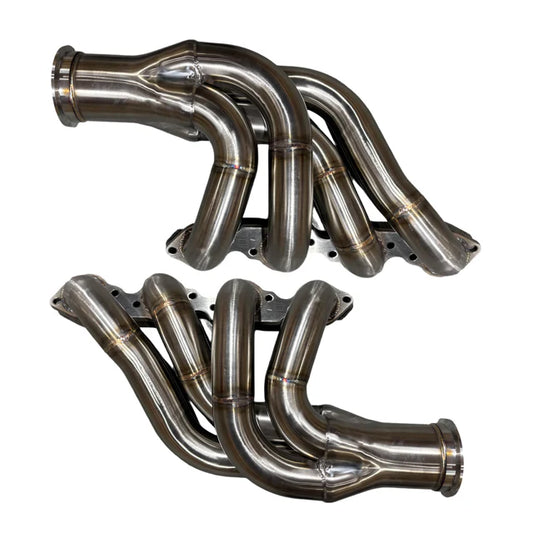 BULL BOOST PERFORMANCE 3.5" V-Band Turbo Exhaust Headers For Chevy BBC Big Block V8
