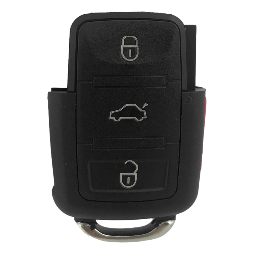 Volkswagen 4 Button Flip Key Shell Button Replacement Casing