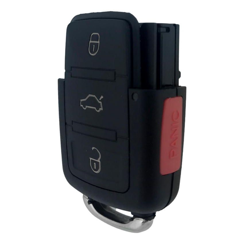 Volkswagen 4 Button Flip Key Shell Button Replacement Casing